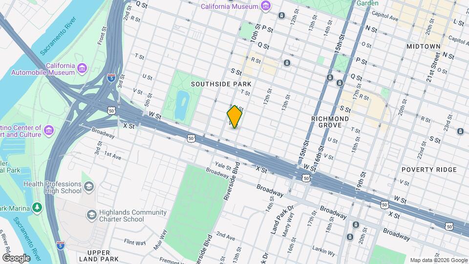 2212 11th St, Unit 2nd Floor Map and Location Details