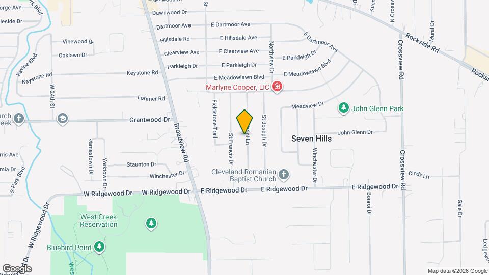 6188 Cabrini Ln Map and Location Details