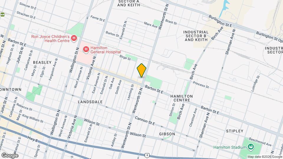 247 Wentworth St N Map and Location Details