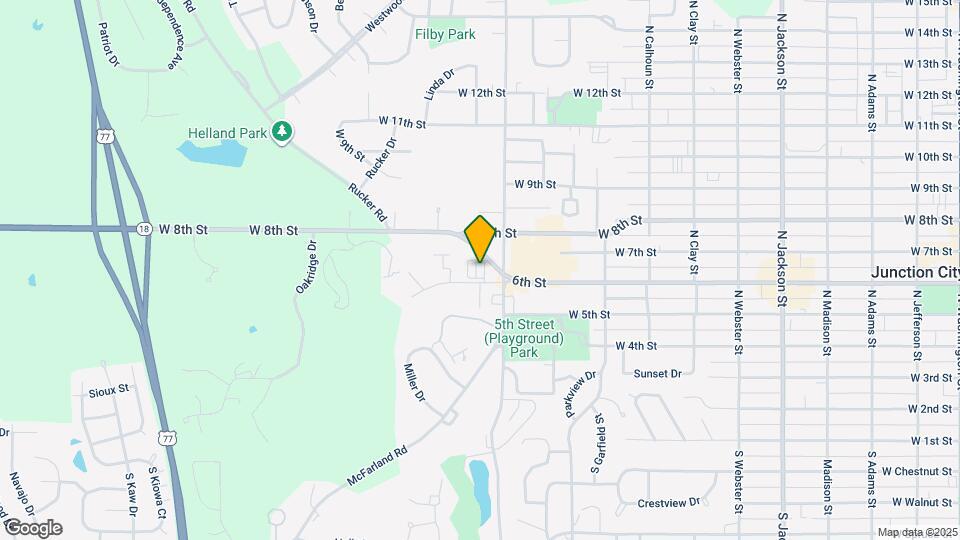 1110 Country Club Ln Map and Location Details