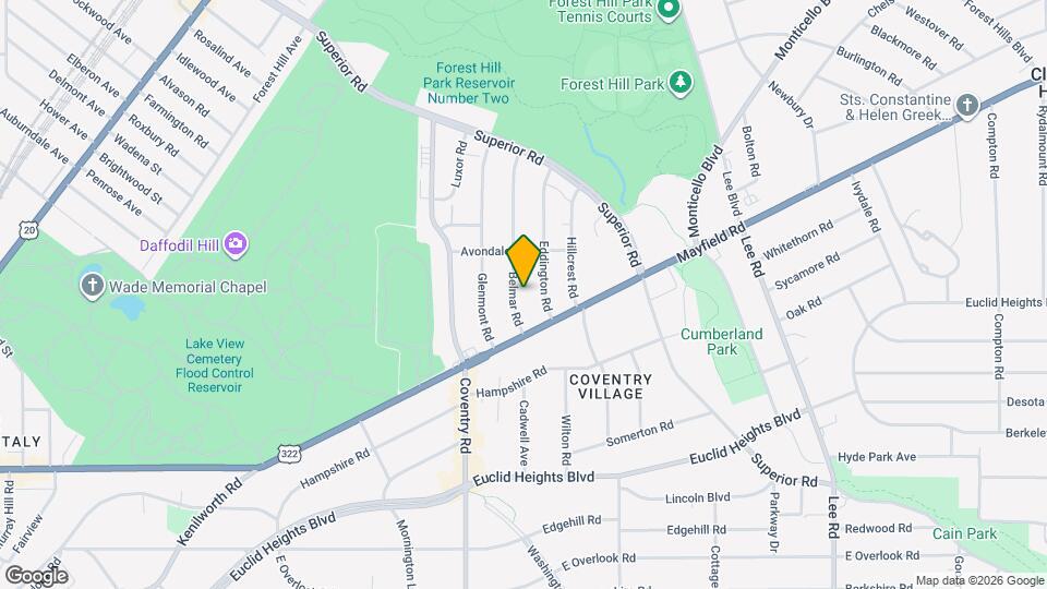 1671 Belmar Rd Map and Location Details