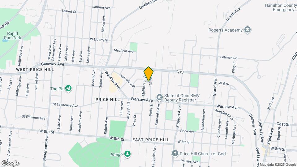 1047 Wells St Map and Location Details