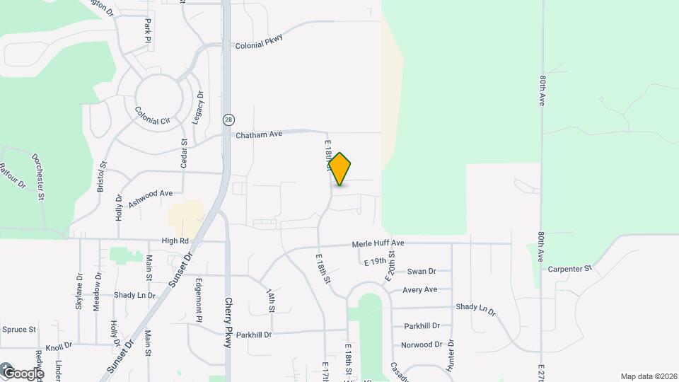 1707 Ashwood Ave Map and Location Details