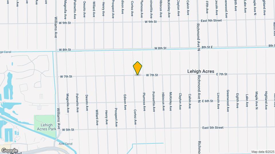 205 W 7th St Map and Location Details