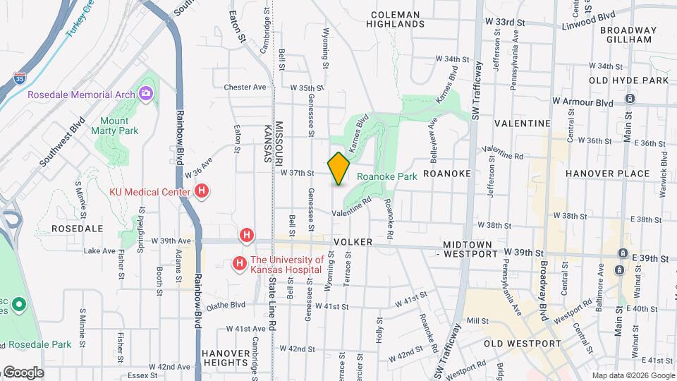 3723 Wyoming St Map and Location Details