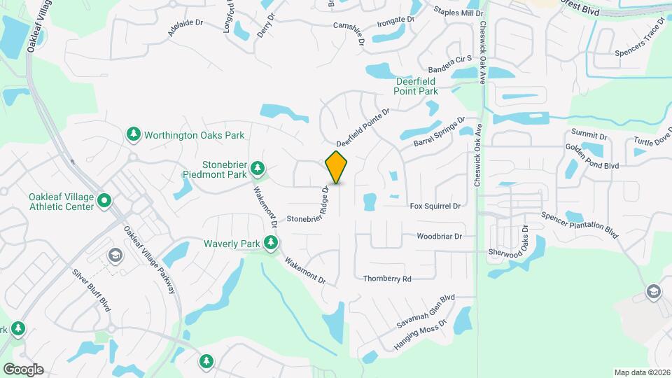 340 Brier Rose Ln Mapa y Detalles de la Ubicación
