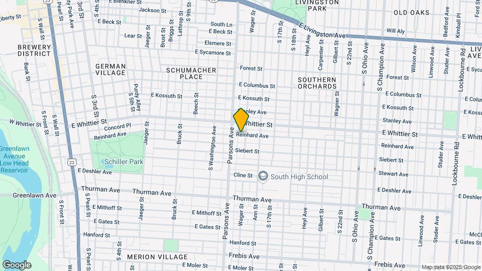 539 Reinhard Ave Map and Location Details