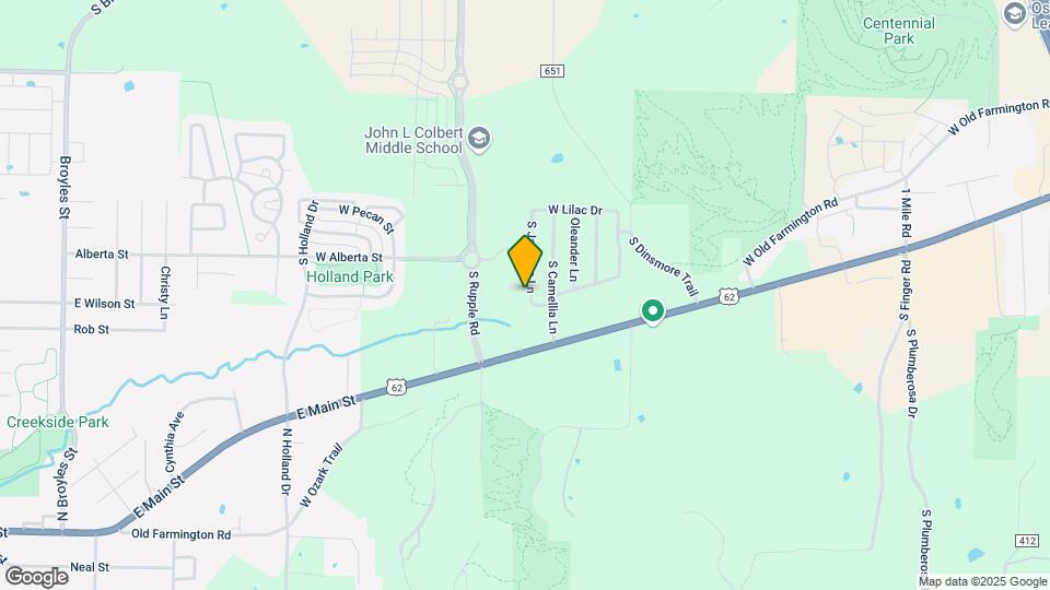 1421 S Jasmine Ln Map and Location Details