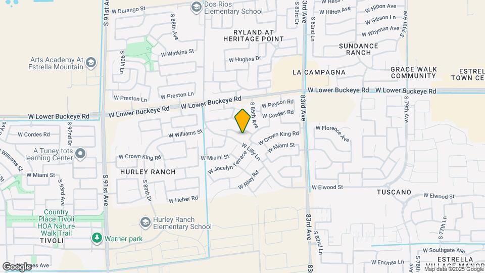 3035 S 85th Dr Mapa y Detalles de la Ubicación