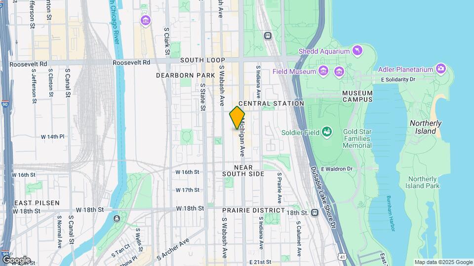 1446 S Michigan Ave, Unit 202 Map and Location Details