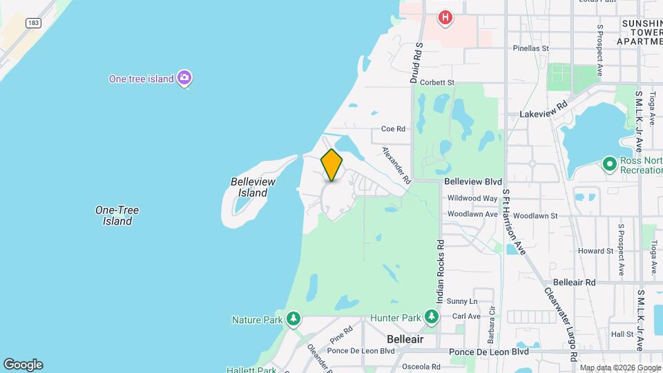 Residences at Belleview Place Condos Mapa y Detalles de la Ubicación