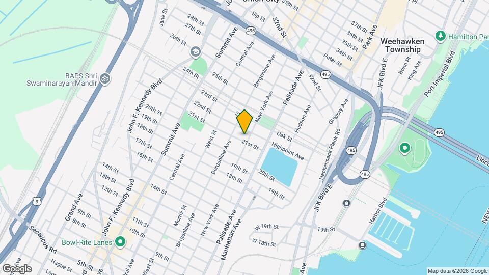 2105 New York Ave, Unit Basement Map and Location Details