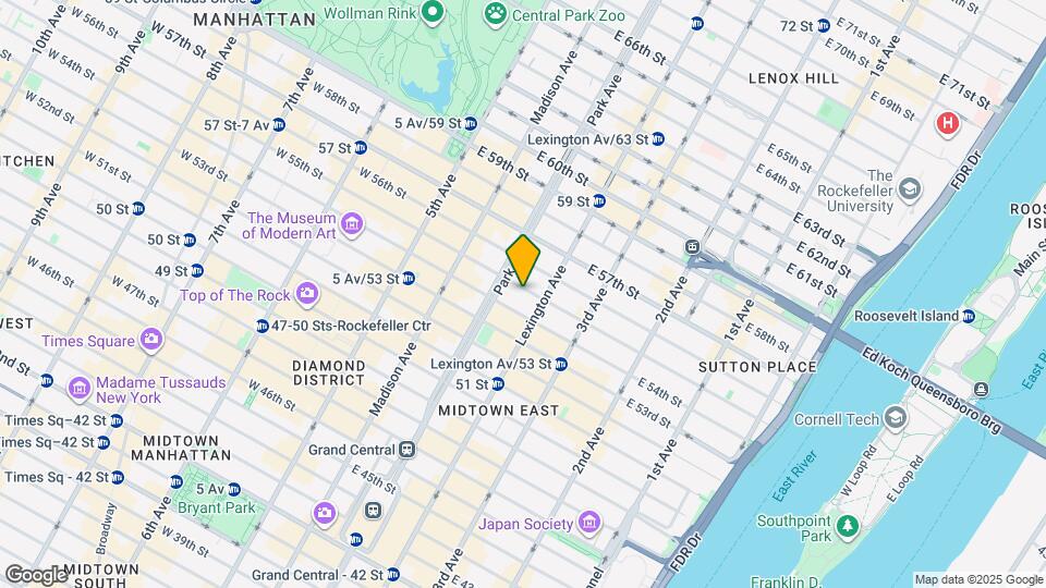 122 E 55th St, Unit 4b Map and Location Details