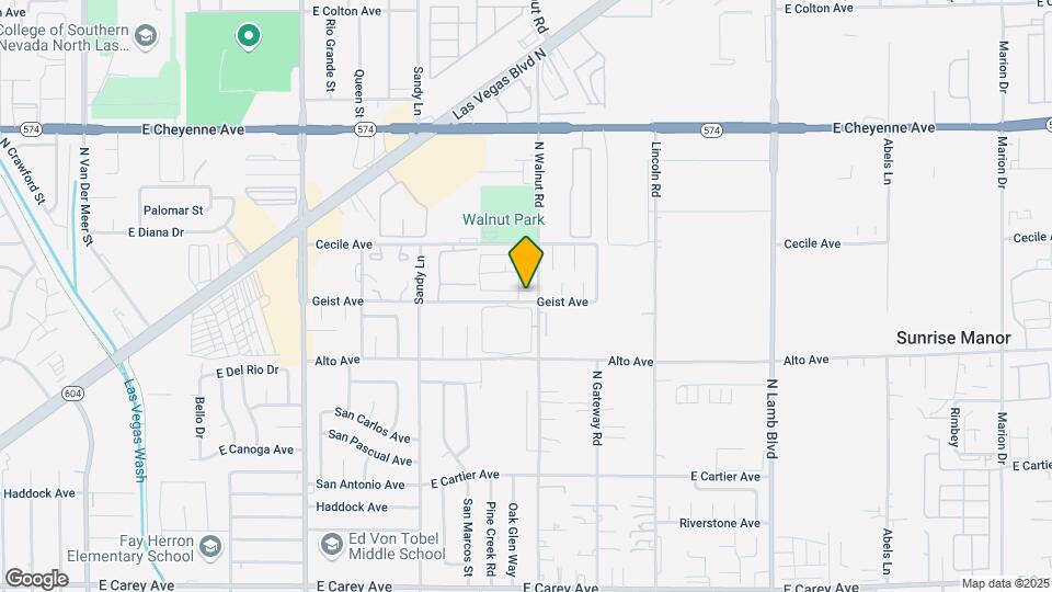 3869 Soda Springs Dr Map and Location Details