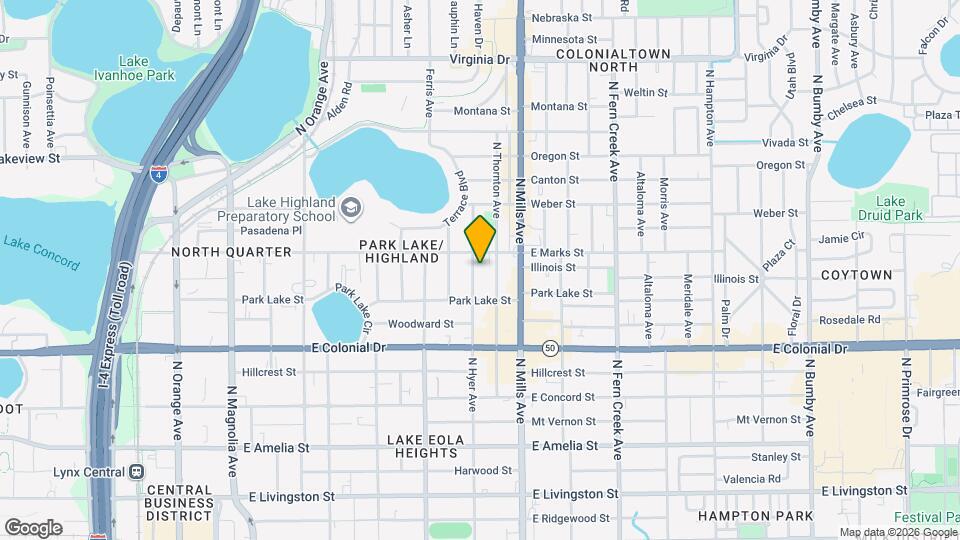 829 N Hyer Ave Map and Location Details