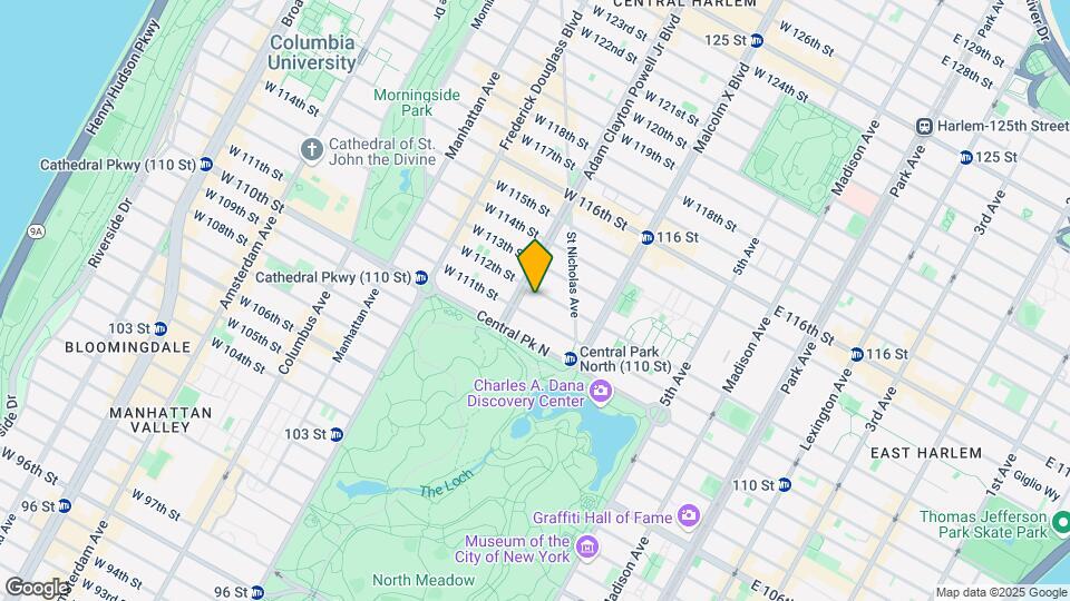 140 W 112th St Map and Location Details