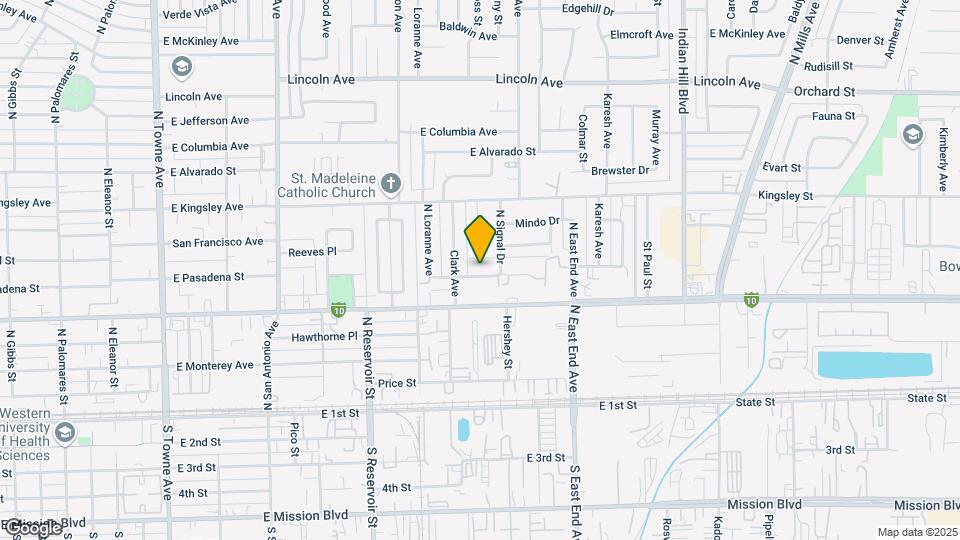 1121 E Pasadena St Map and Location Details