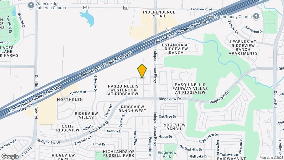 9925 Castlewood Dr Map and Location Details