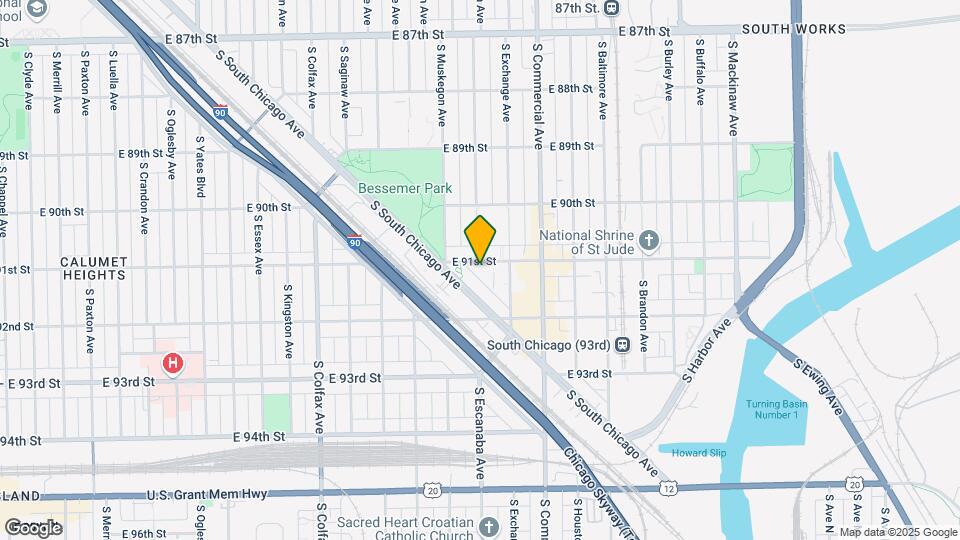2871 E 91st St Map and Location Details