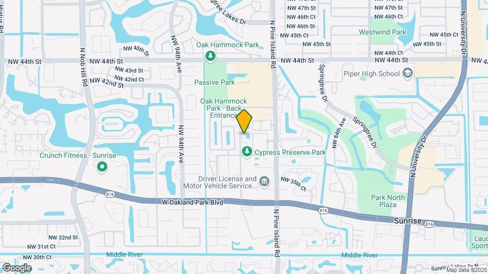 3906 NW 90th Ave Map and Location Details