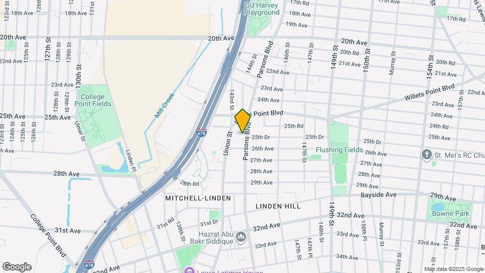 25-48 Parsons Blvd Map and Location Details