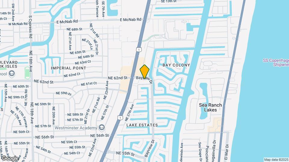 6021 Bayview Dr Map and Location Details