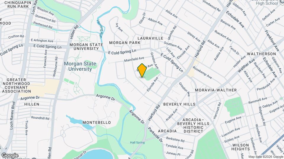 2814 Montebello Ter, Unit Apt A Map and Location Details