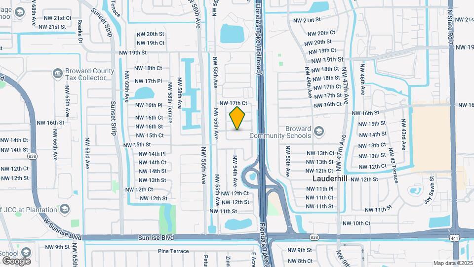 5320 NW 16th St Map and Location Details