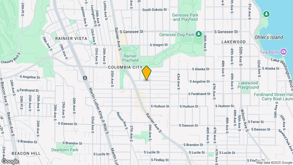 3831 S Angeline St Map and Location Details