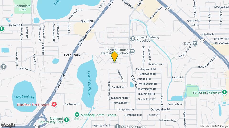 605 Woodridge Dr Map and Location Details