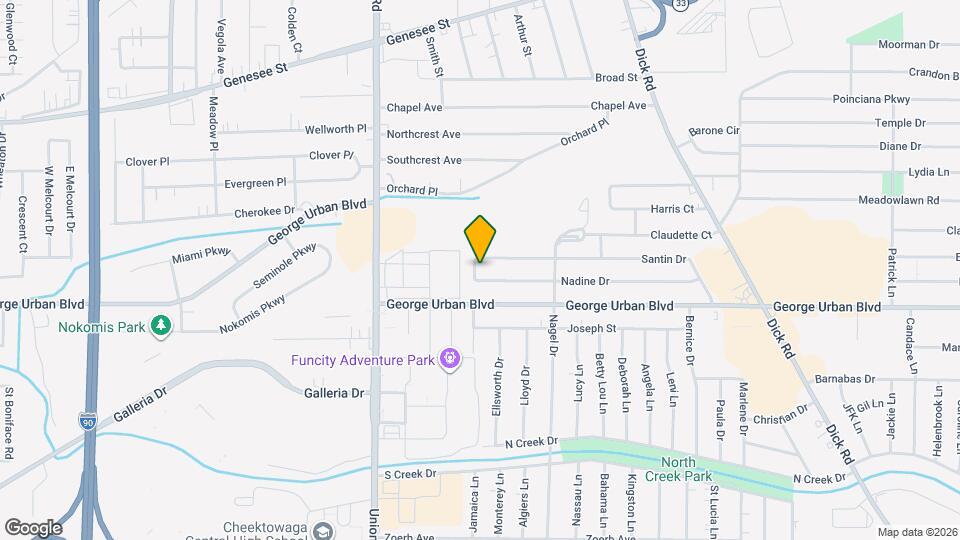 212 Santin Dr Mapa y Detalles de la Ubicación