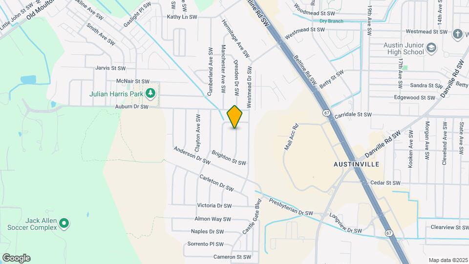 2006 Lancaster Ave SW Map and Location Details