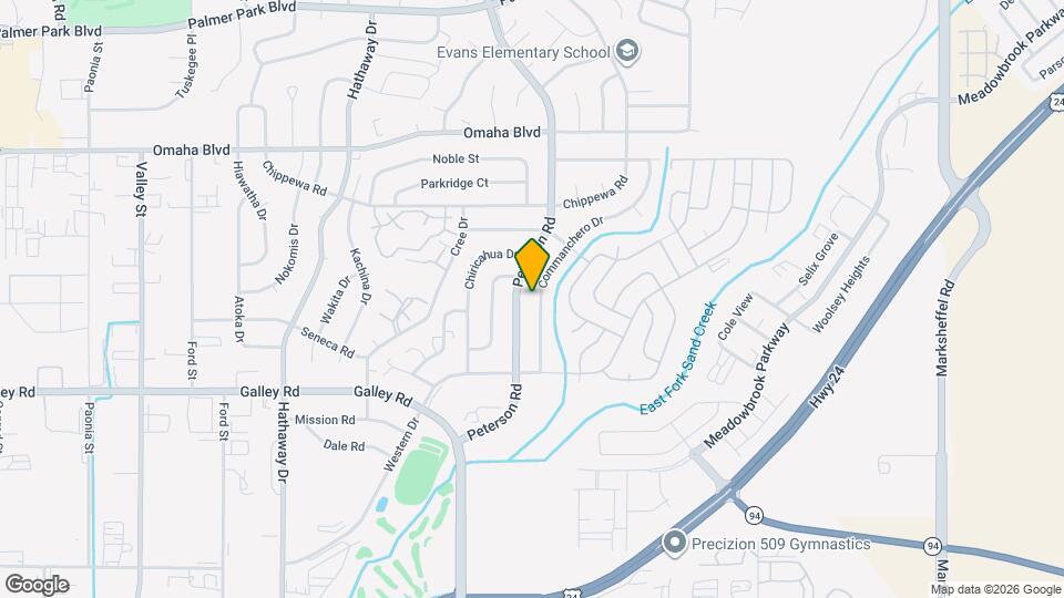 1204 Commanchero Dr Map and Location Details