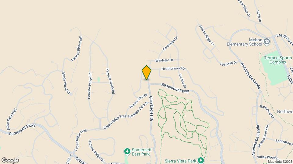 2615 Glen Eagles Dr Map and Location Details