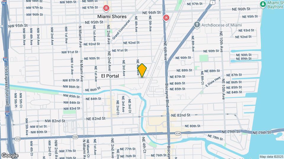 420 NE 87th St Map and Location Details