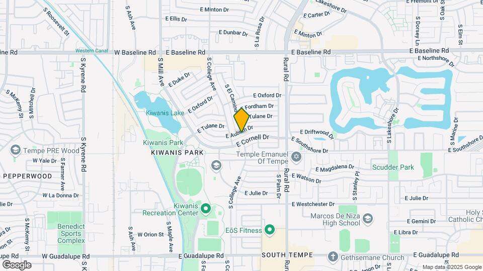 323 E Auburn Dr Mapa y Detalles de la Ubicación