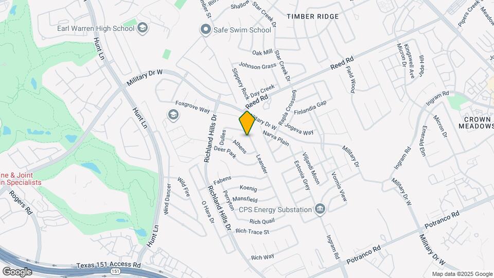 1827 Leander Map and Location Details