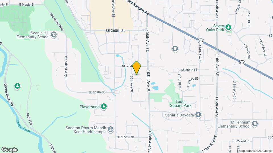 10618 SE 265th Pl Map and Location Details