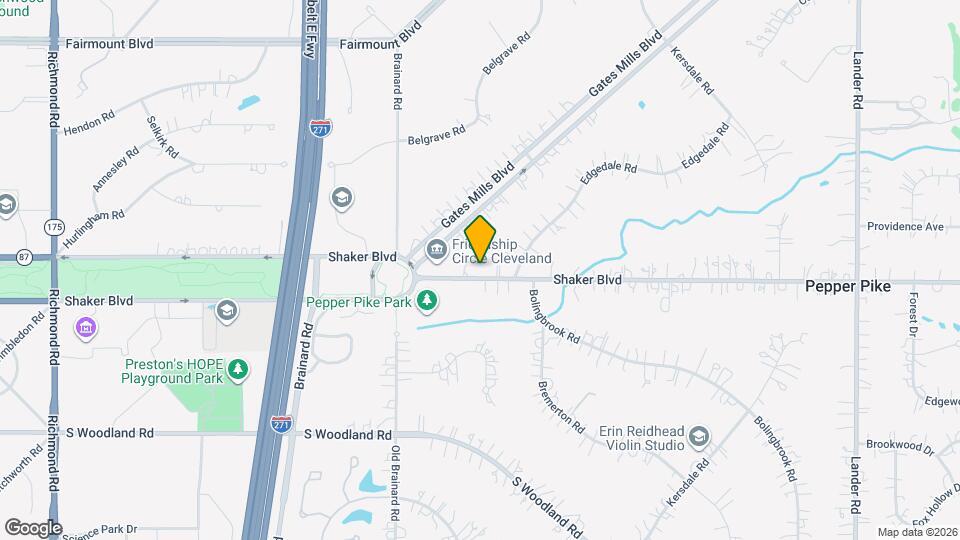 28175 Shaker Blvd Map and Location Details