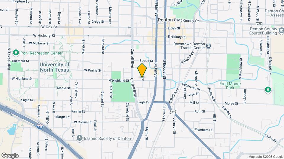 402 W Highland St Map and Location Details