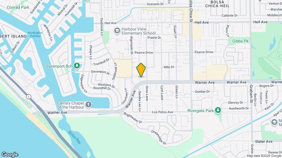 4581 Warner Ave, Unit 205 Map and Location Details