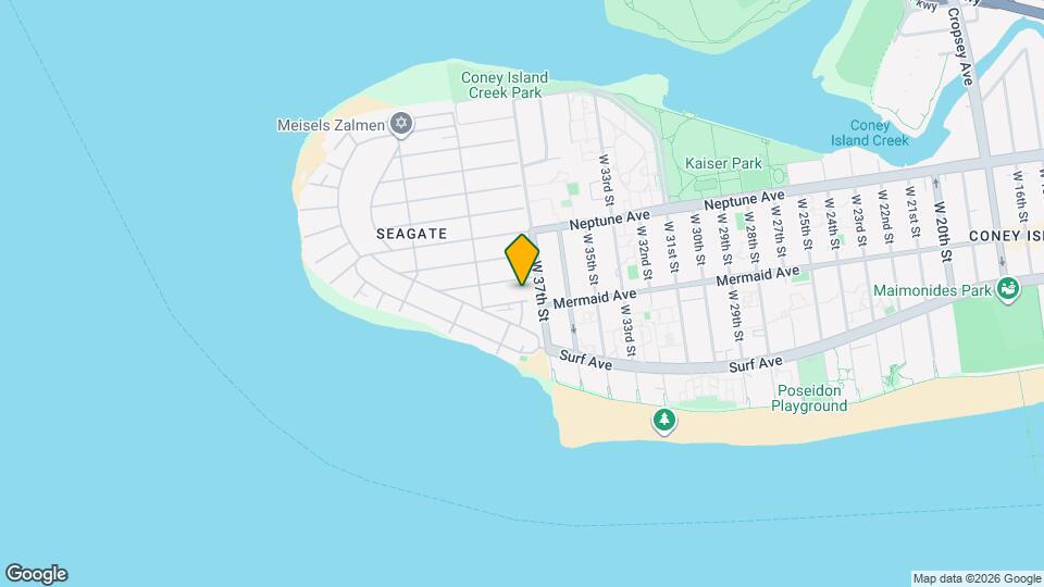 3715 Mermaid Ave, Unit 1B Map and Location Details