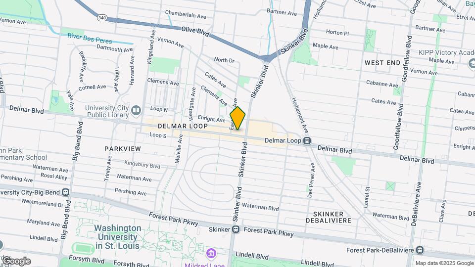 6221-6223 Delmar Blvd Map and Location Details