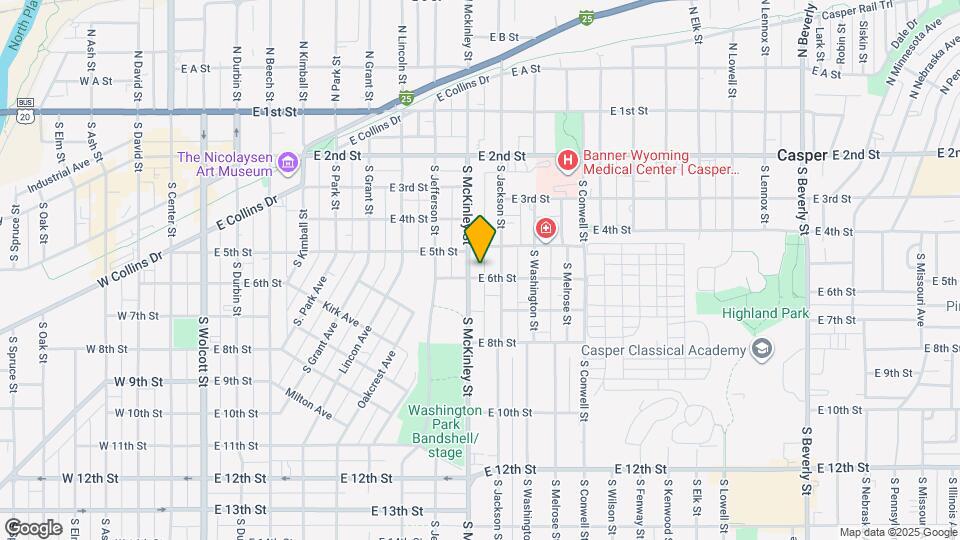 539 S McKinley St Map and Location Details