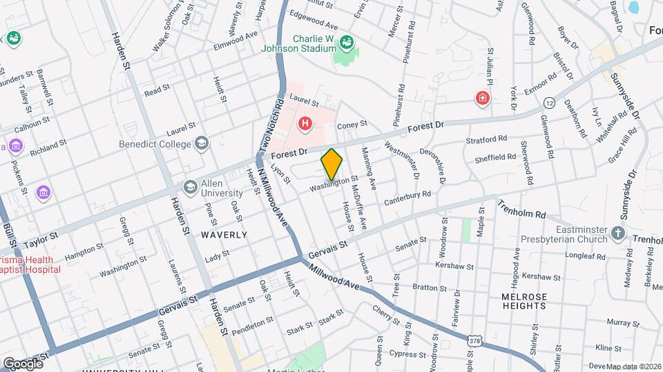 2446 Washington St, Unit 2446 Washington Street Mapa y Detalles de la Ubicación