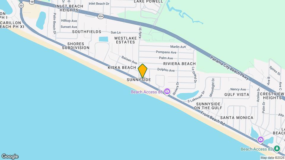 21814 Front Beach Rd Mapa y Detalles de la Ubicación