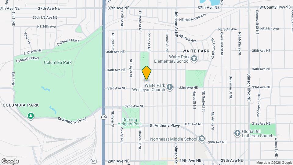 3318 Pierce St NE Mapa y Detalles de la Ubicación