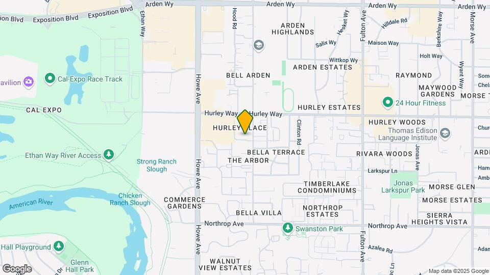 2280 Hurley Way Mapa y Detalles de la Ubicación