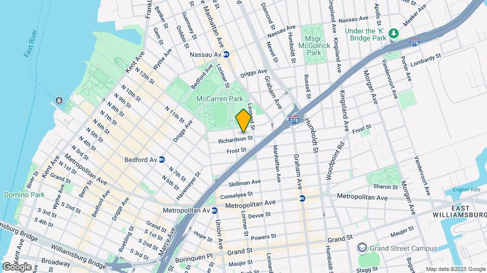 67 Richardson St, Brooklyn, NY 11211 Mapa y Detalles de la Ubicación