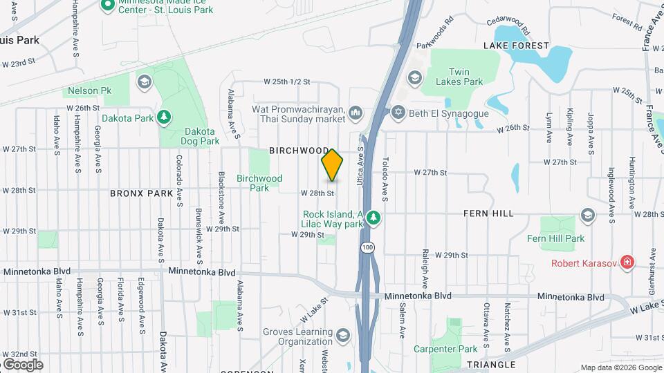 2748 Vernon Ave S Map and Location Details
